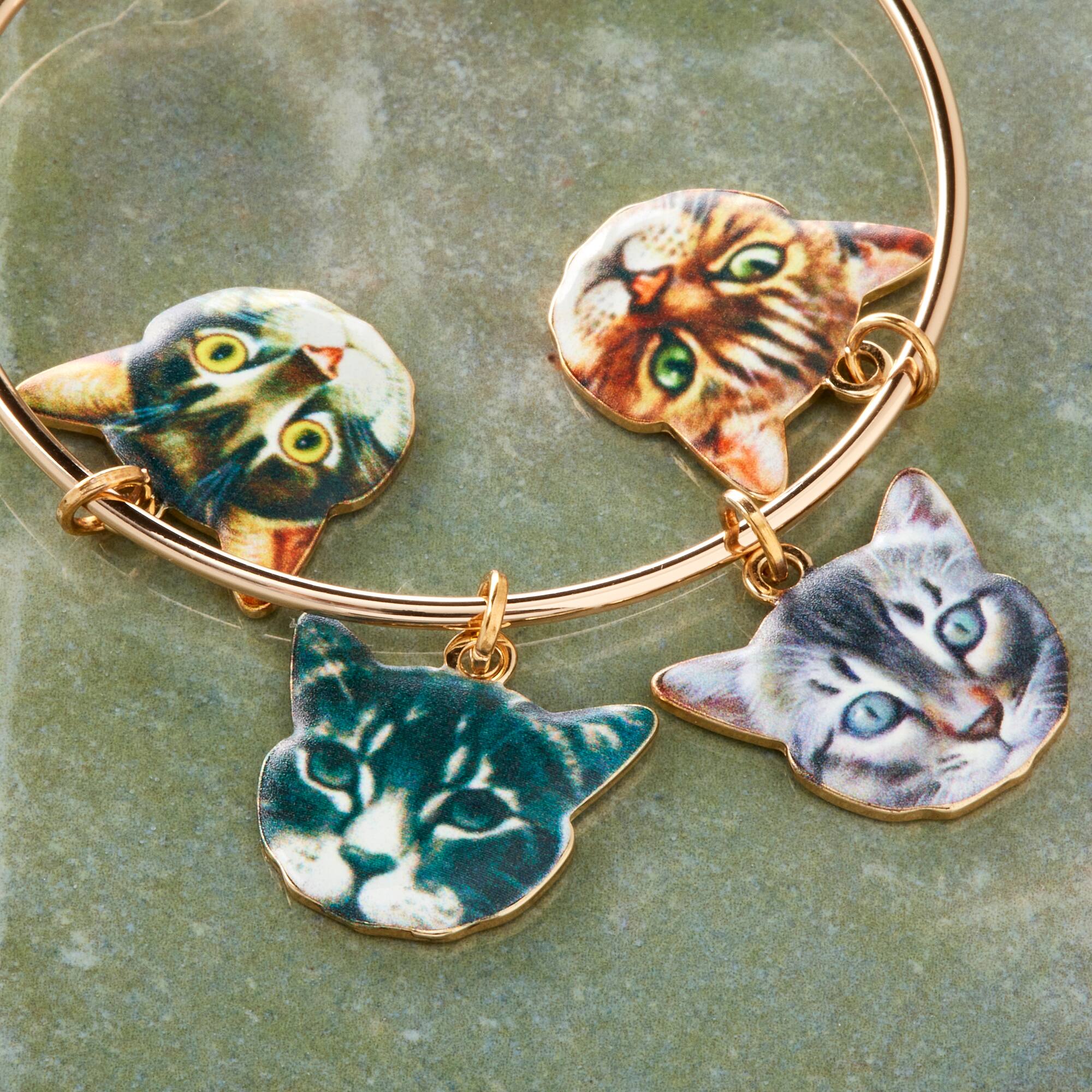 12 Packs: 4 ct. (48 total) Gold Cat Charms by Bead Landing™
